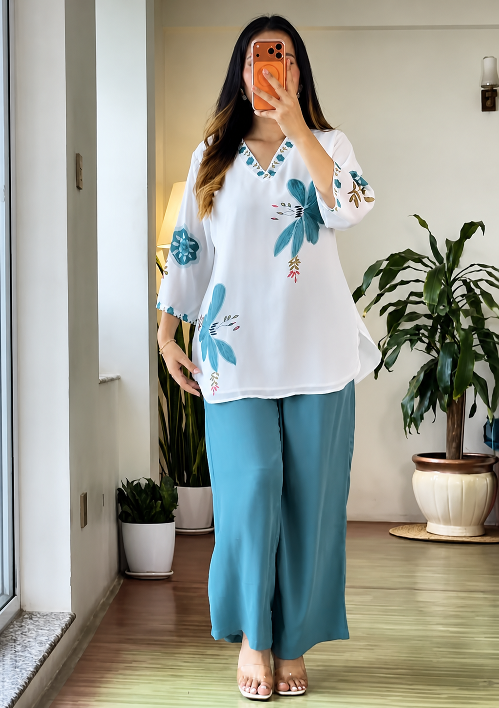 Sea Blue Co-ord Set