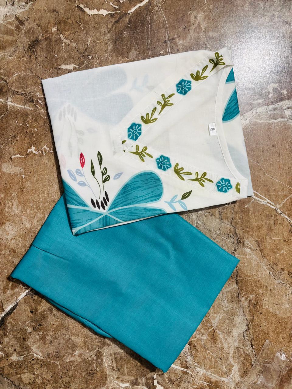 Sea Blue Co-ord Set