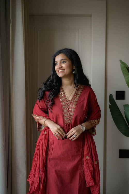 Kurti Pant Dupatta Set