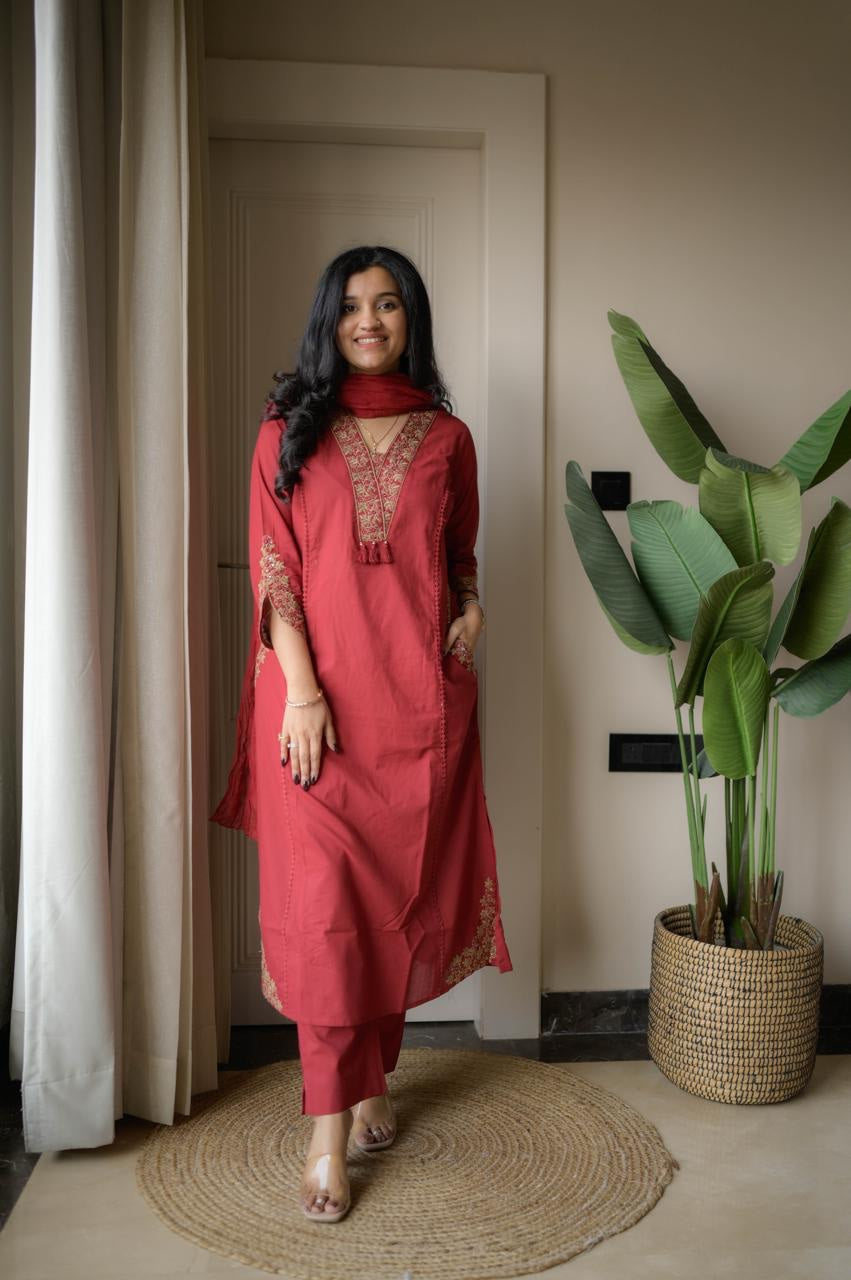 Kurti Pant Dupatta Set