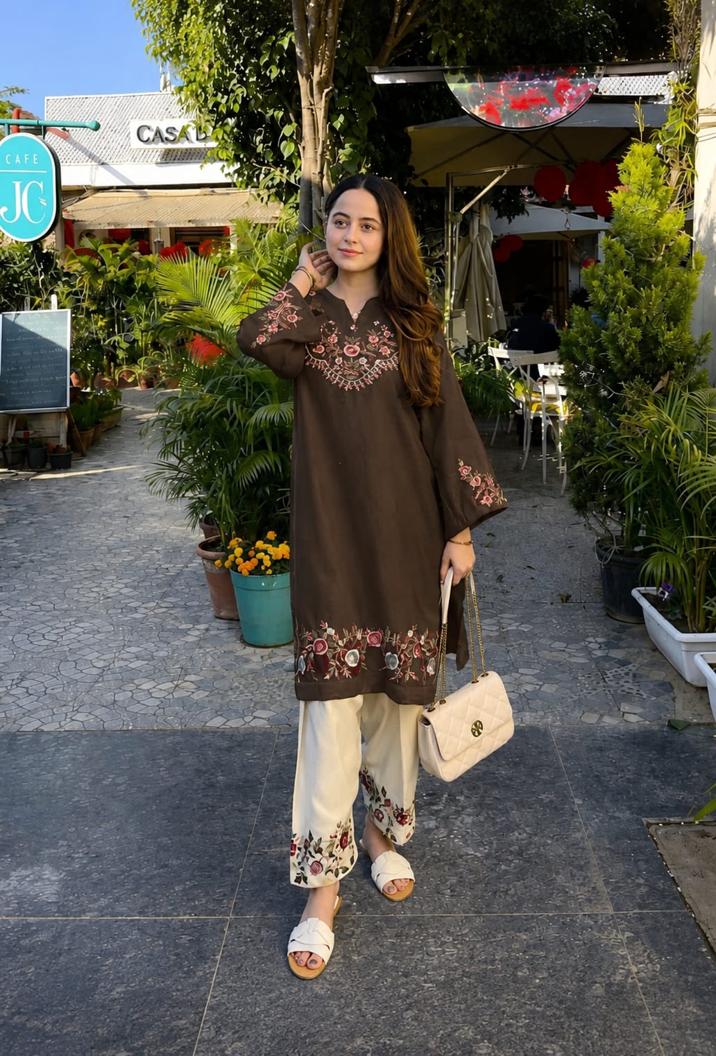 Co-ord Set Brown