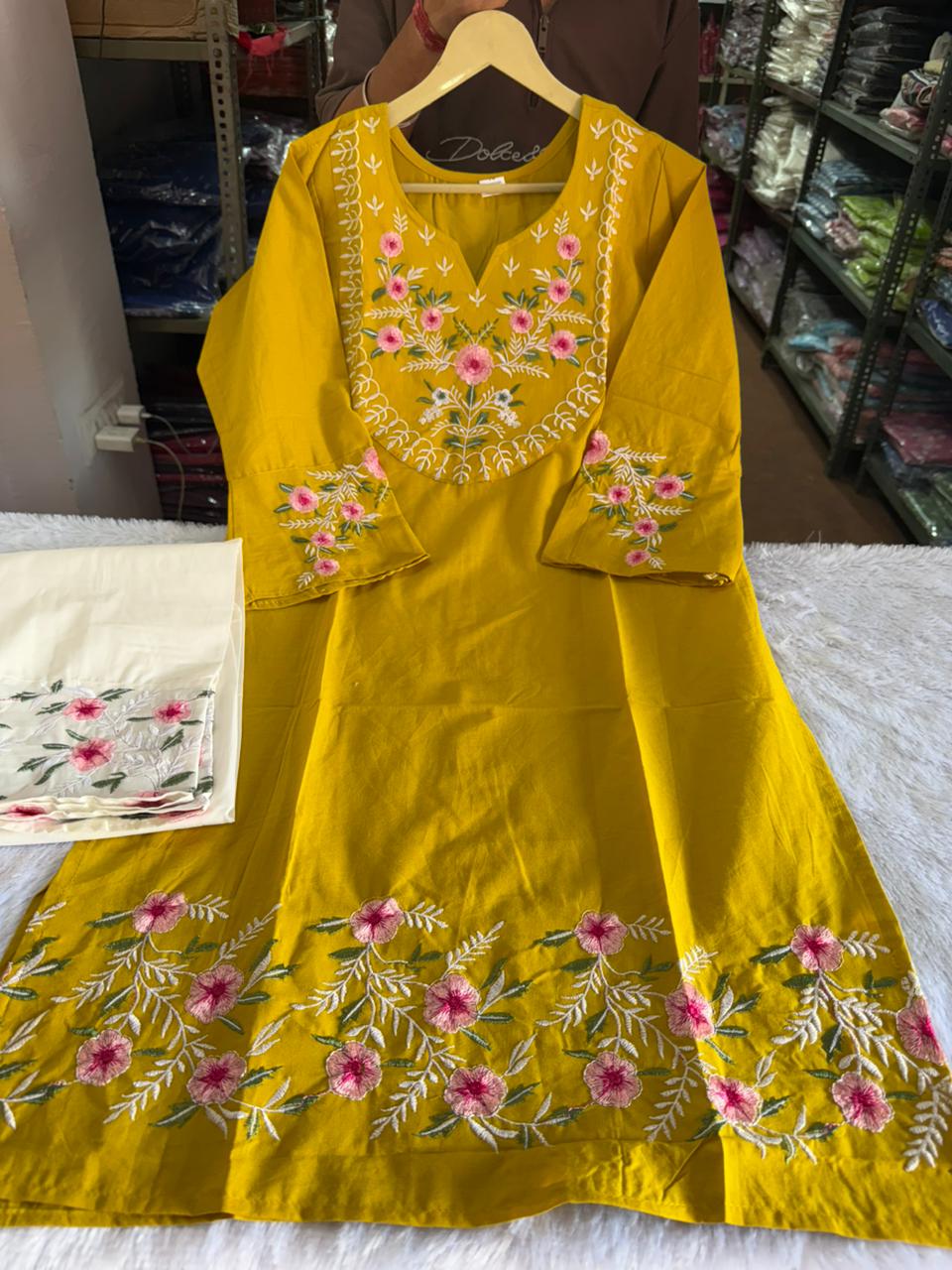 Co-ord Set(Yellow)