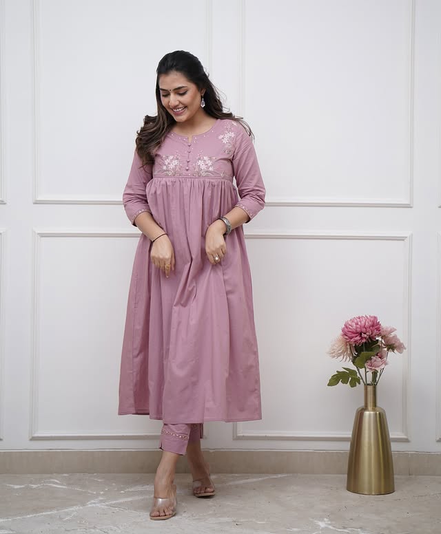 kurta pant (Pink)