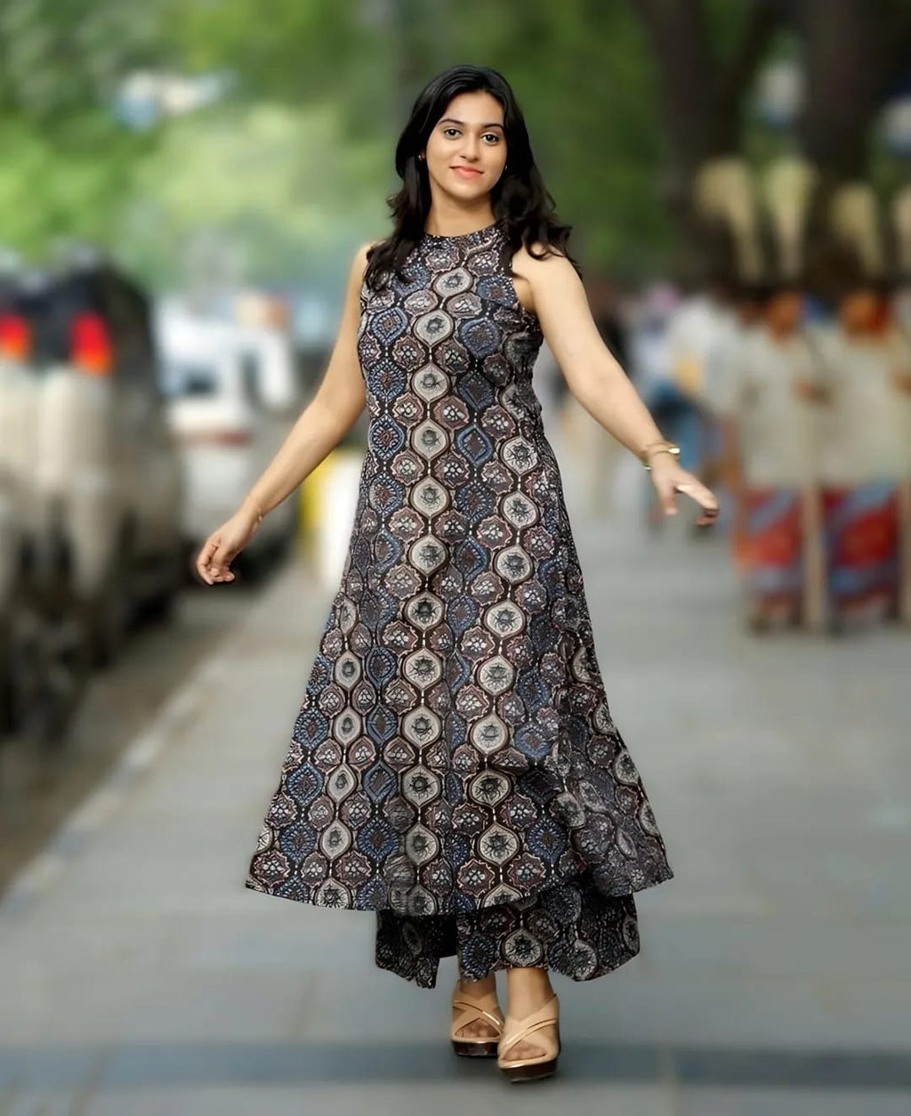 kurti Palazza-(Black 2)