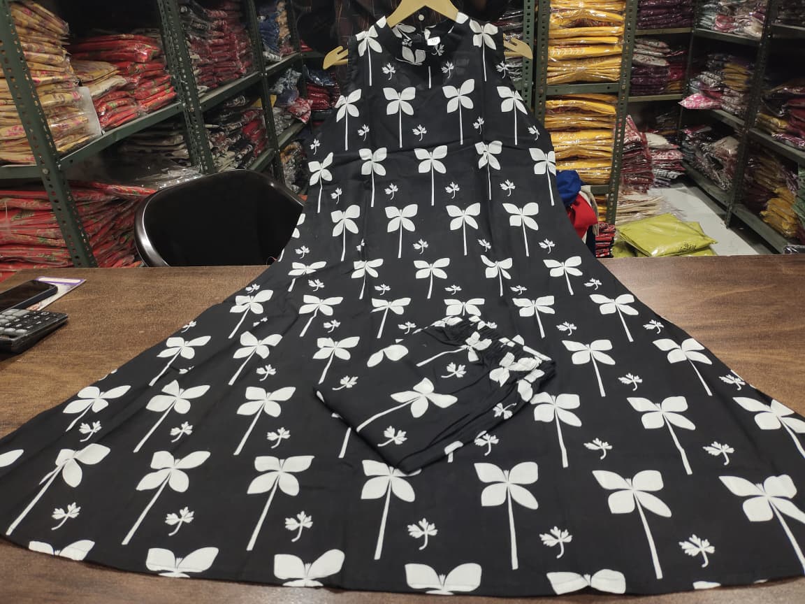 kurti Palazza -(black)