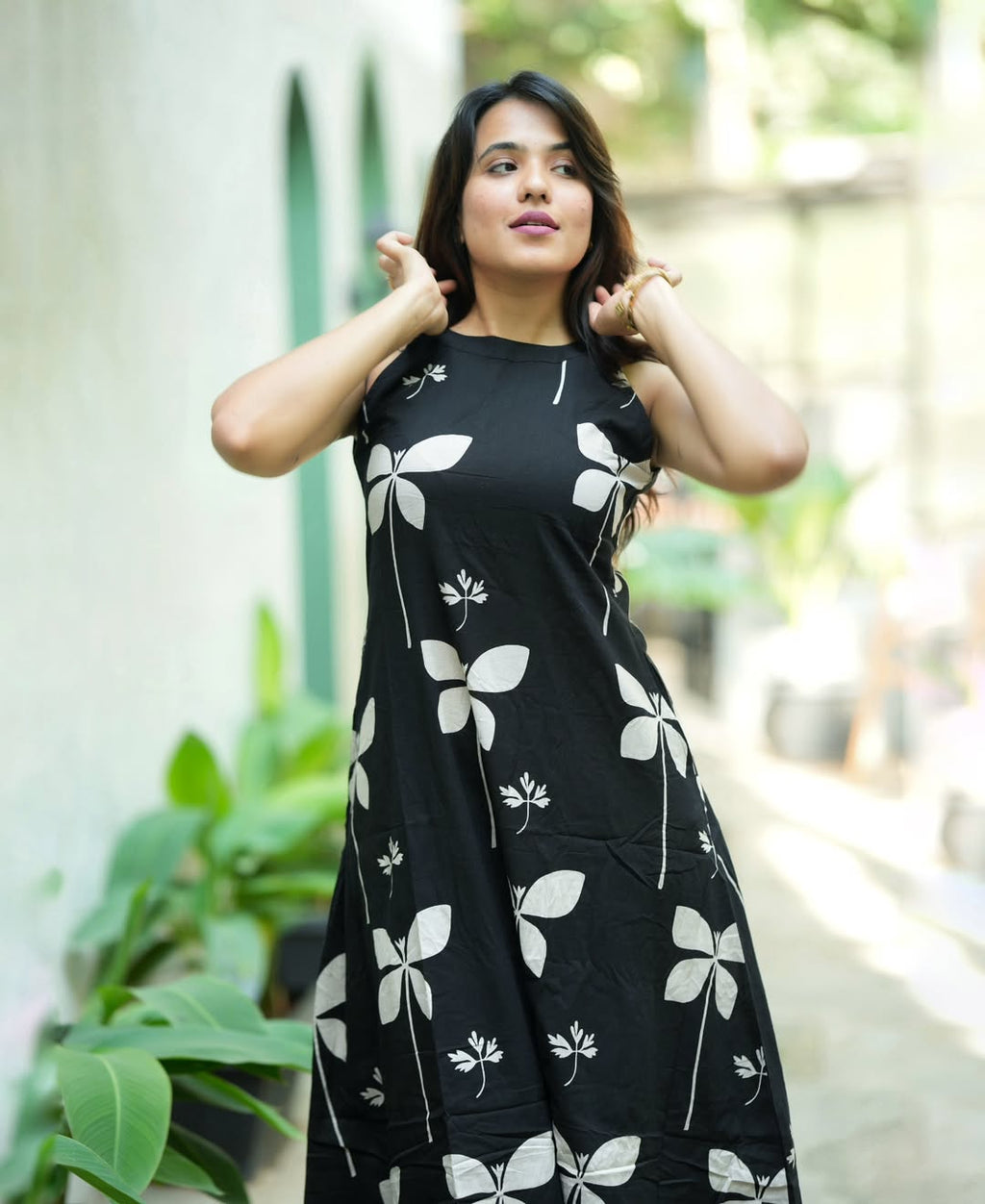 kurti Palazza -(black)