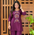 Co-ord Set-(Purple)