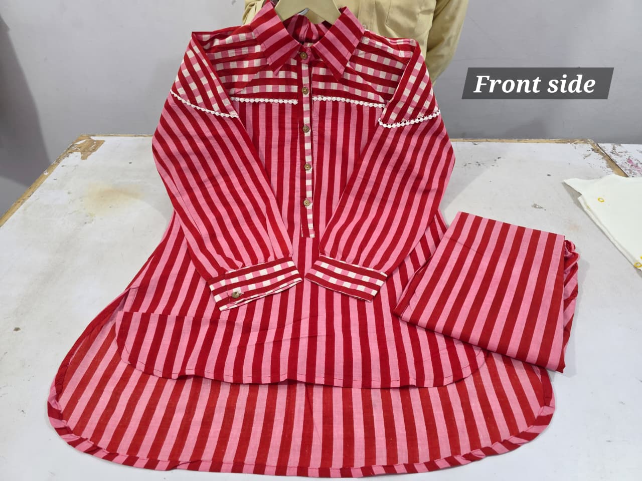 Co-ord Sets-(cherry color)