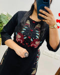 Latest kurti pants-(black)