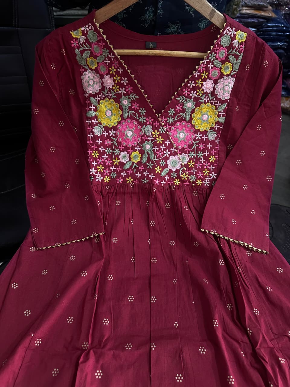 KURTA PENT Mahroon